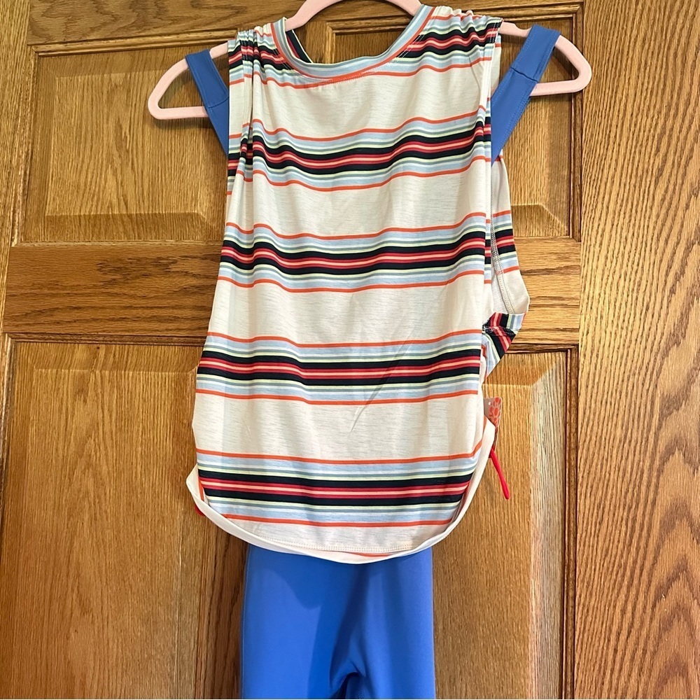 NWT Free People Movement Back It Up Onesie Blue Jumpsuit - Picture 11 of 12